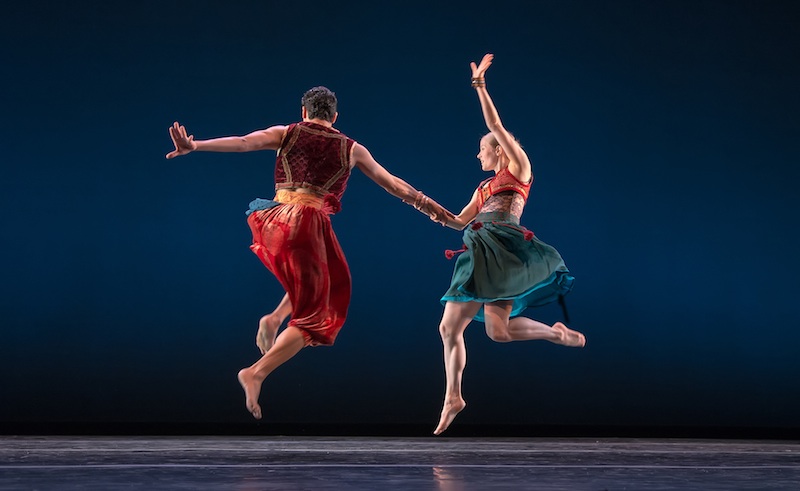 Daniel Fetecua Soto and Logan Frances Kruger in Sean Curran's Nocturnes for Ancestors. Photo: Joseph Schembri